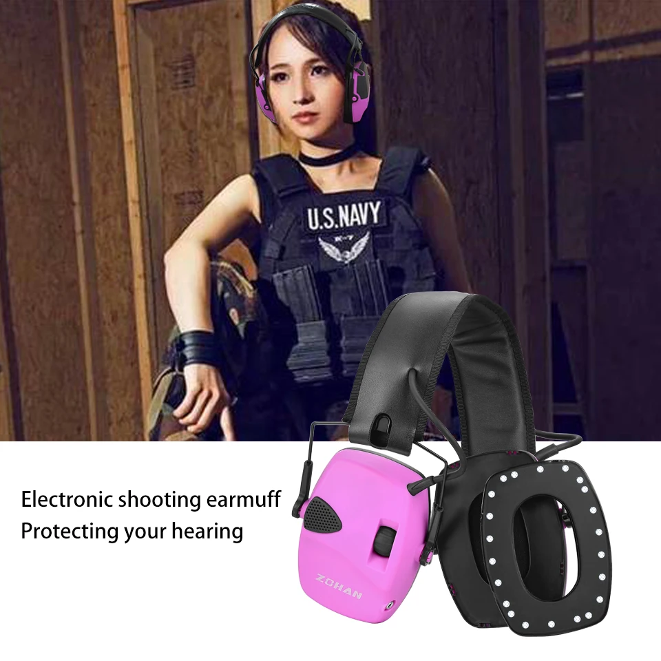 Zohan tiro eletrônico proteção da orelha nr22db