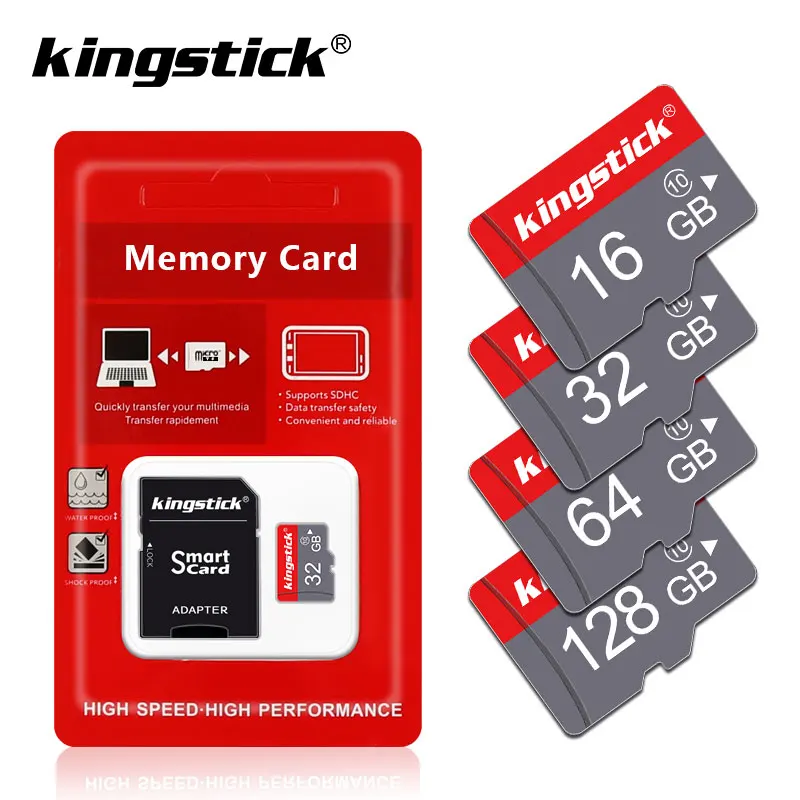 Мини красная micro sd карта 8 ГБ 16 32 64 Гб памяти для смартфона класс 10 usb