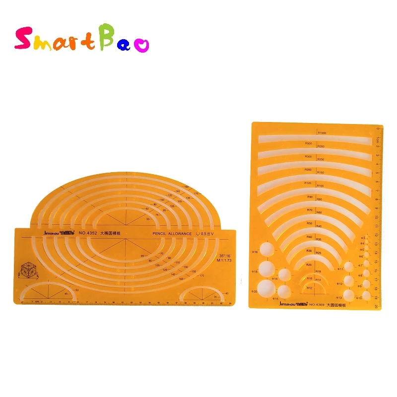 Elliptical Drawing Template and Arc StencilRulers AliExpress