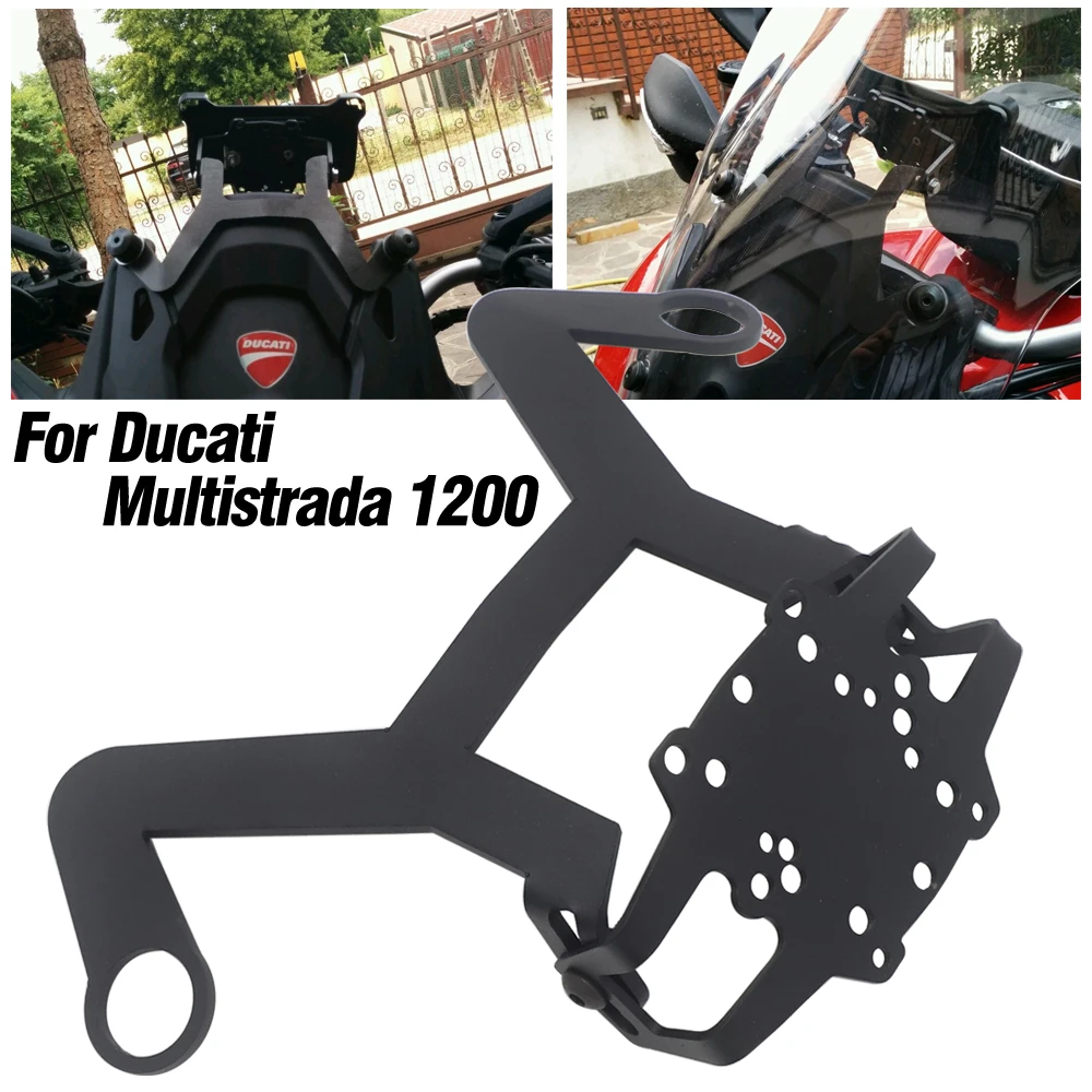 Крепление монтажного кронштейна для GPS навигатора Ducati Multistrada 2013 2014|Накладки и