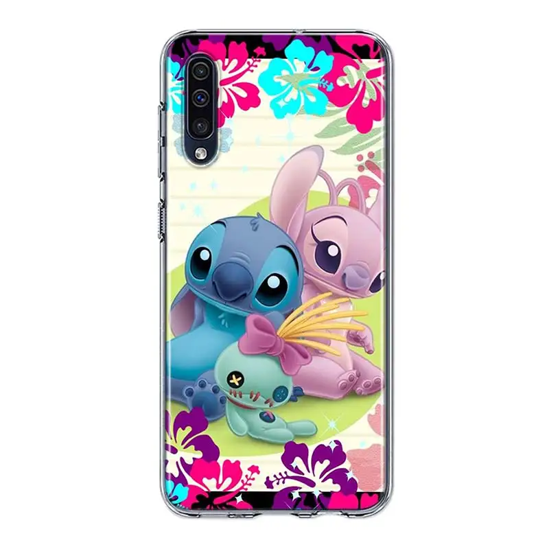 Silicone Cover Lilo Stitch Cartoon For Samsung Galaxy A90 A80 A70 A70S A60 A50 A40 A30S A20S A20E A10 A10E Phone Case silicone case samsung