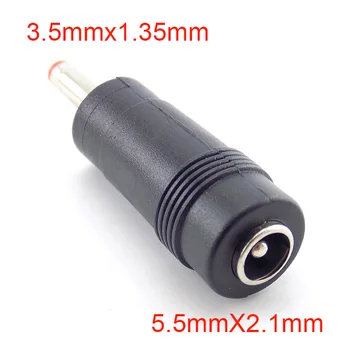 

1/5/10pcs DC Female to Male DC Power Adapter 5.5x2.1 mm to 3.5x1.35 mm Connector plug Laptop Computer Cables J17