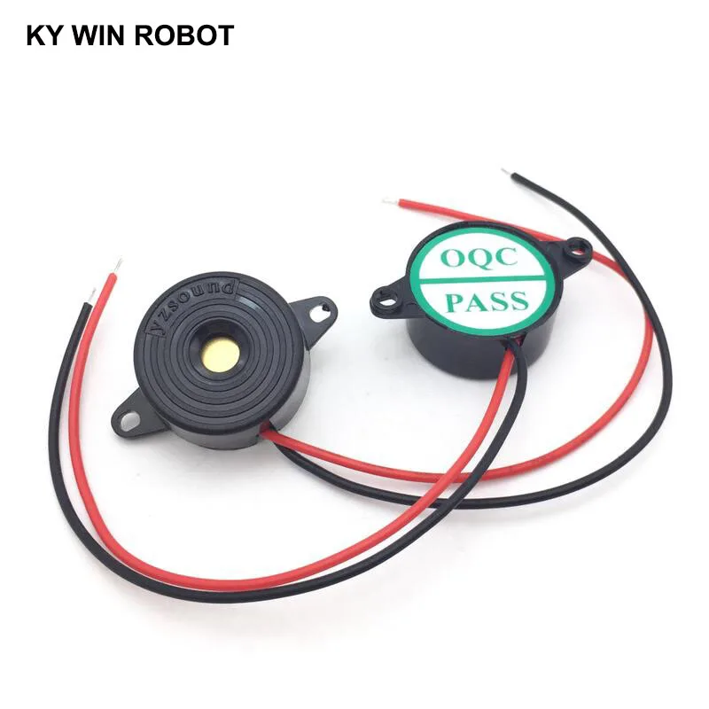 DC3 24V Piezo Electronic активный сигнал будильника 20 B высокий децибел непрерывный звук Beeper