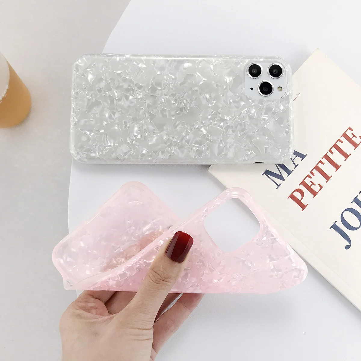 Lovebay блестящая раковина для iPhone 11 Pro 6 6s 7 8 Plus X XR XS Max чехол для телефона прекрасный мягкий IMD Для iPhone X чехол для телефона сумки