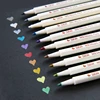 10 Colors STA Metallic Marker Pen Scrapbooking Crafts Card Making Brush Round Head Art Pen Drawing Stationery Office Supplies 6
