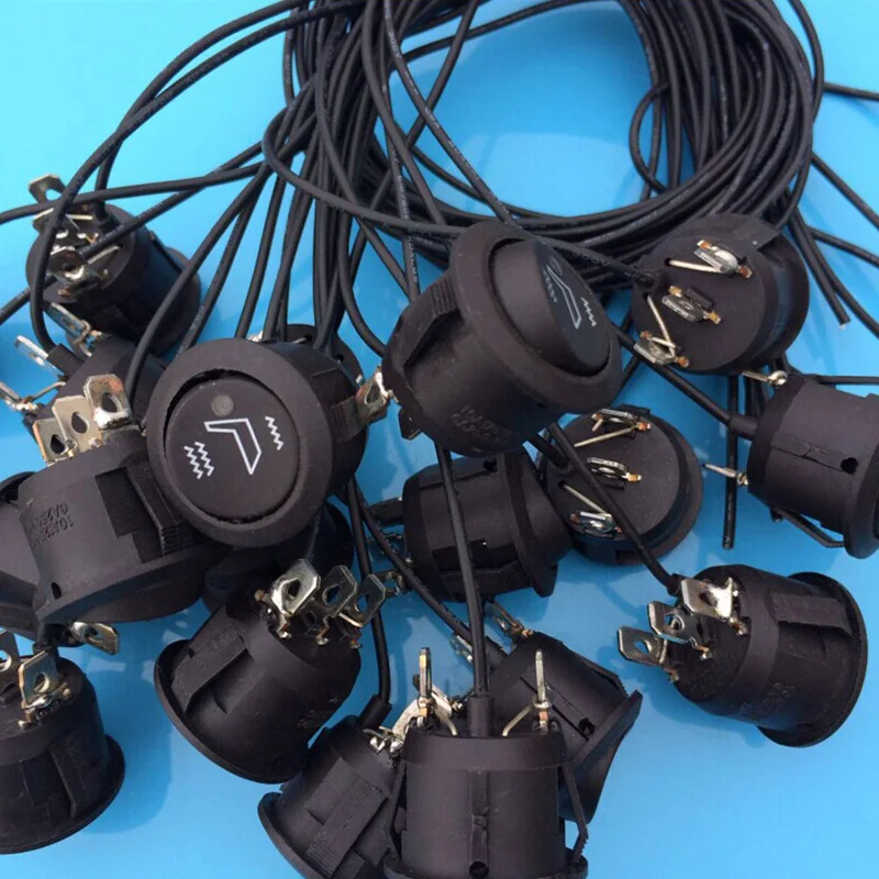 4 шт. 12 в автомобильное сиденье с подогревом Подушка переключатель сиденья подогреватель колодки переключатель комплект с индикатором светильник WWO66
