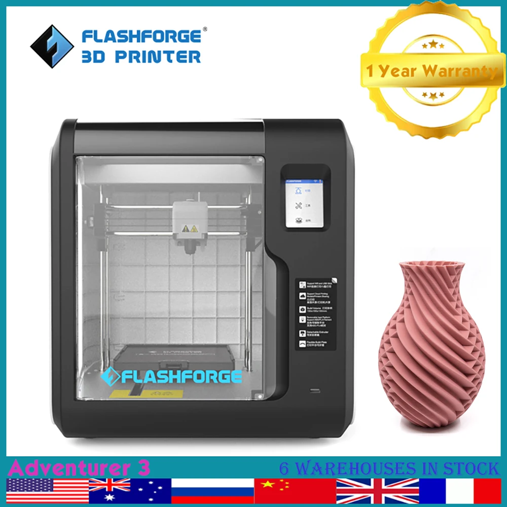 3d принтер Flashforge для школы домашнего использования 3D-принтер Adventurer 3