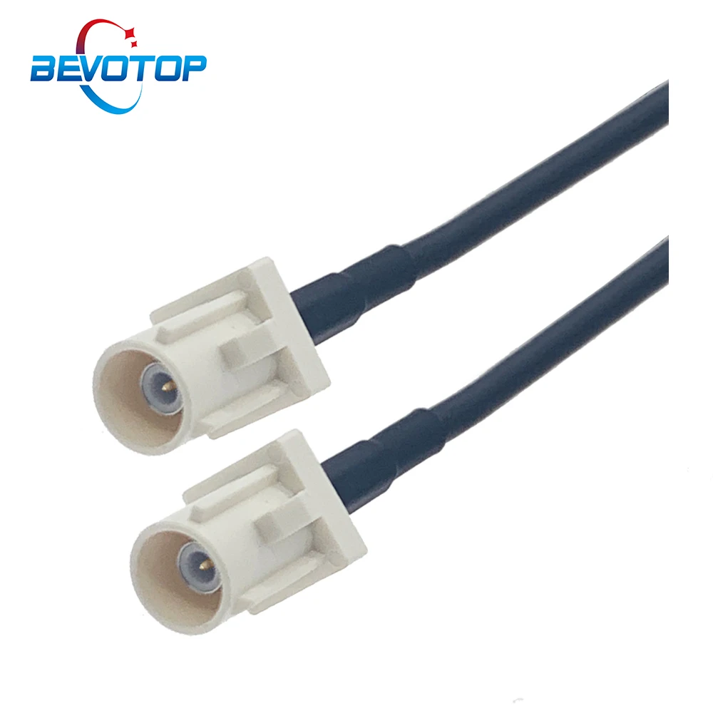 1PCS White Fakra B Code Jack to Plug Male Female RG174 Extension Cable GPS Radio Antenna Adapter RF Coaxial Pigtail Cord | Обустройство