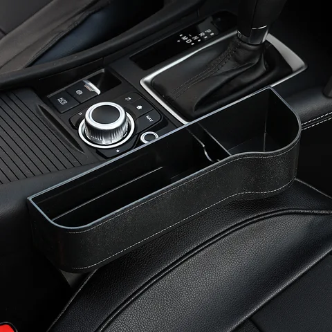 Seat Space Storage Box Organizer Bag Drink Holder For Wallet Key Card Glasses Multifunctional Glove Box