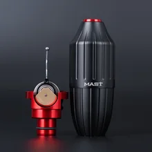 Портативная роторная машина короткая Татуировка ручка машина RCA шнур Самолет Алюминий 4 мм ход татуировки ручка