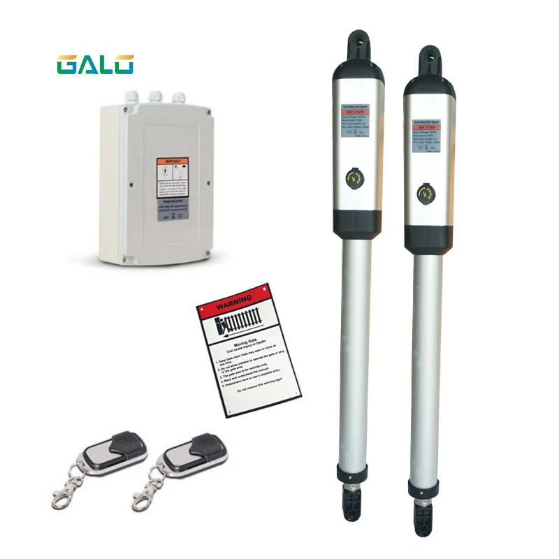 

GALO AC220V Electric gates / Electric Swing Gate Opener Driving total Gate Motor With 2 Remote Control Kits 200 KG