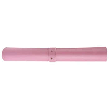 

Desktop Mat, 40Cm X 90Cm Pu Leather Office Table Mat, Computer Table Mat for Office, Double-Sided (Pink and Purple)