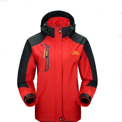 JACKSANQI весенне-осенняя мужская водонепроницаемая походная куртка для активного отдыха, ветровка для походов, спортивные пальто RA320 - Цвет: Women Red