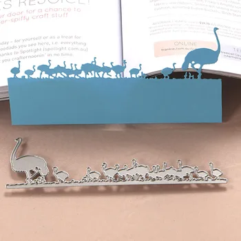 

Lychee Life DIY Ostrich Baby Shaped Cutting Dies Metal Template Die For Scrapbooking Stencils Handmade Album Cards Decoration