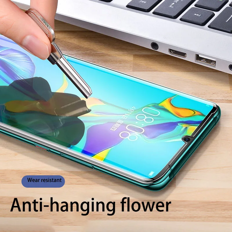 Прозрачное изогнутое жидкое ультрафиолет закаленное стекло для huawei P30 pro P30 P20 pro P20 lite mate 20 pro mate lite защита экрана