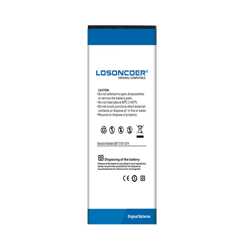 0 цикл LOSONCOER 3500 мАч Сменный аккумулятор для телефона TELE2 MAXI LTE bl-233 BL233 BL 233 батареи для мобильных телефонов