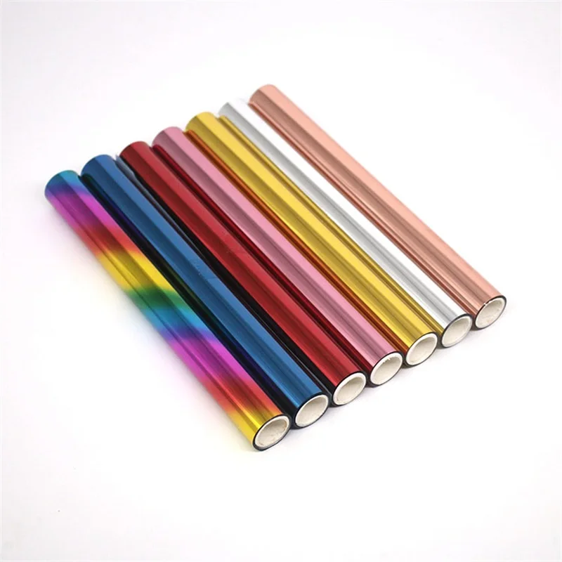 

Mixed Colors Toner Reactive Foil 5mx19.3cm For Wedding Invitation Card Make Word Printed Hot Stamping Foil New 2020