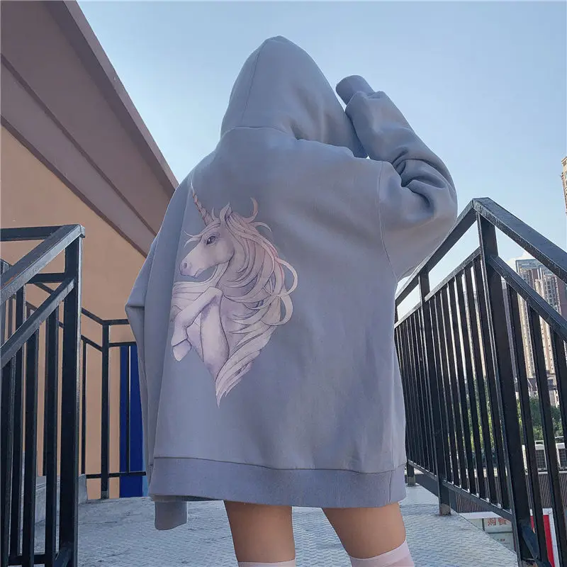 

Свитер с капюшоном, корейский Свободный парный кардиган, куртка, толстовка с капюшоном, Женская толстовка с галстуком, худи с принтом в стиле Харадзюку