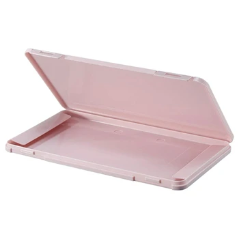 

Mask Case Portable Disposable Face Masks Container Safe Health Mask Storage Box Dustproof Storage Organizer-Pink