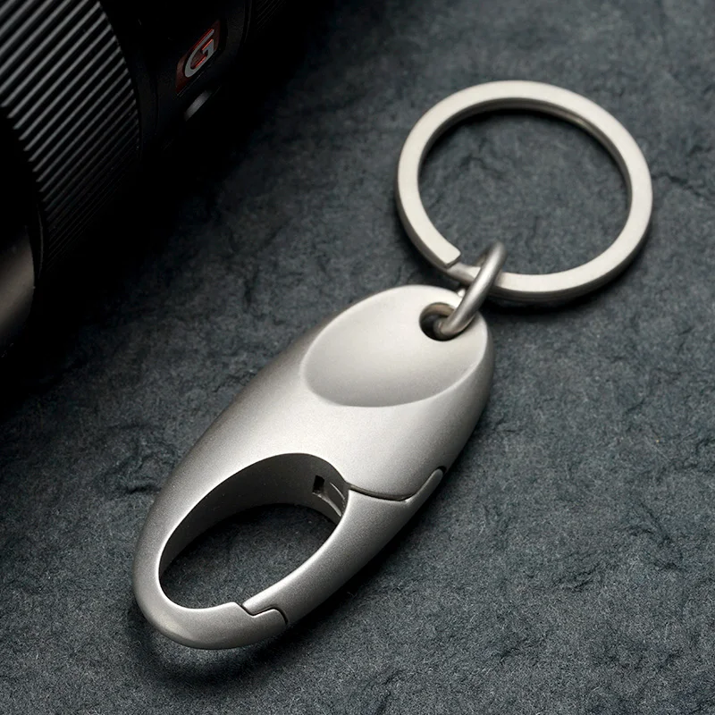 2021 New ideas 304 Stainless Steel Men Keychain Car Key Chain Soft Touch Key Ring Holder Bag Charm Pendant Best Gift Accessories