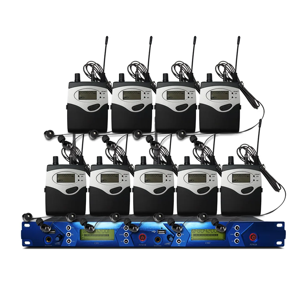 W uchu Monitor systemu 2 kanałowy 8 Monitor nadajnika Bodypack z monitorem bezprzewodowym do sprzętu scenicznego W uchu Monitor systemu 2 kanałowy 8 Monitor nadajnika Bodypack z monitorem bezprzewodowym do sprzętu scenicznego