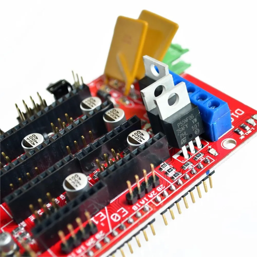 Контроллер Mega 2560 R3 Mega2560 REV3 + 1 шт. RAMPS 4 для 3D принтера комплект arduino Reprap MendelPrusa|Детали