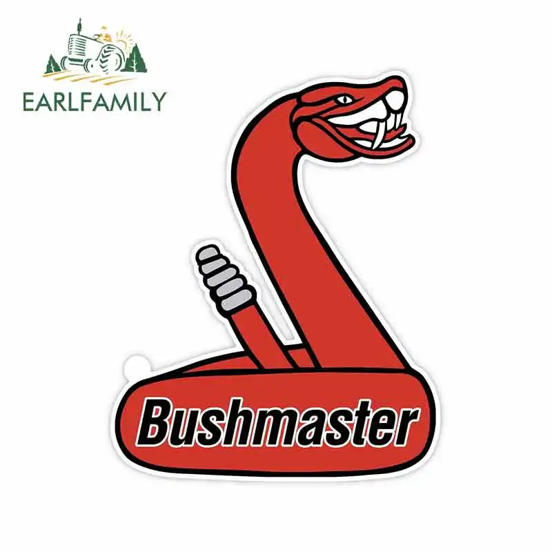 EARLFAMILY 13 см x 10 5 для Bushmaster змея пистолет автомобильные наклейки логотипы