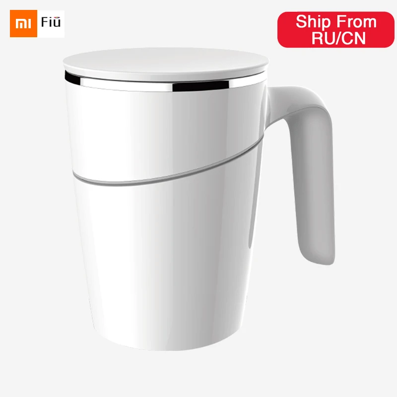 Xiaomi Fiu, не заливающая чашка, 470 мл, волшебная присоска, инновационная, брызгонепроницаемая, двойная изоляция, ABS 304, нержавеющая Нескользящая чашка
