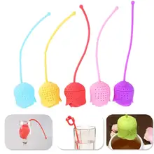 Прочный силиконовый ситечко в форме розы для чая ПЕРФОРИРОВАННОЕ ситечко для трав и специй многоразовый фильтр для чайной чашки