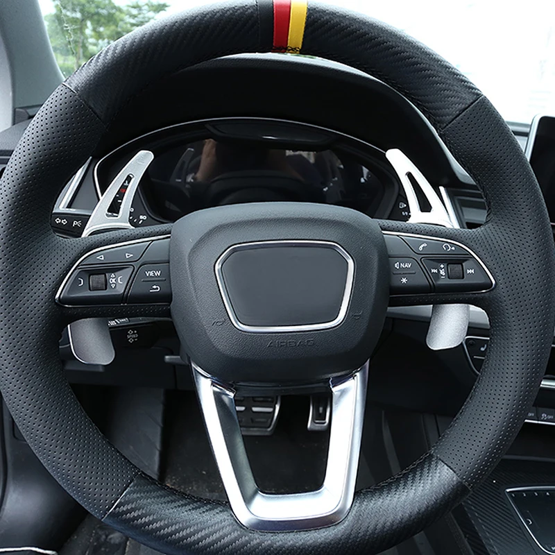 Gelinsi для Audi Q5 FY, автомобильный Стайлинг, Авто Руль, сдвиг, выбор рамы, накладка, наклейка, аксессуары для интерьера