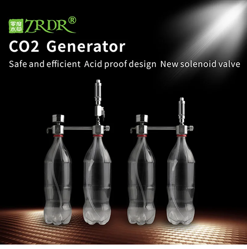 Aquarium DIY CO2 system check valve bubble counter magnetic solenoid water plant fish tank cylinder atomizer diffuser | Дом и сад