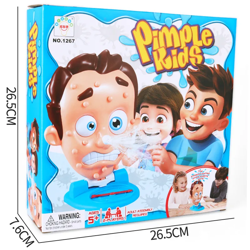 Забавные игрушки Squeeze Acne Toy Popping Puple Pete для родителей и детей, настольные игры, спрей для воды, новинка, приколы, забавные детские игрушки, подарок