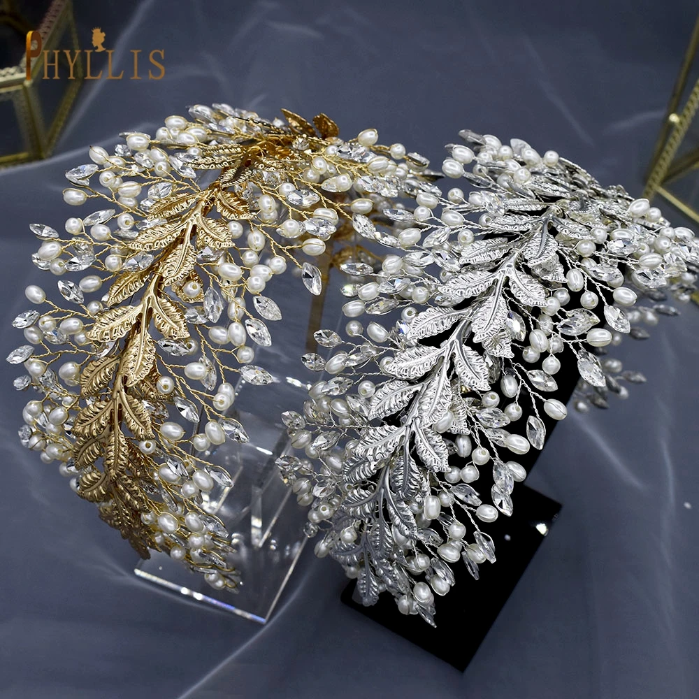 A115 Luxury Zircon Headbands Wedding Headpiece for Women Tiaras Bridal Head Hoop Bride Headwear Queen Diadem Princess Crown