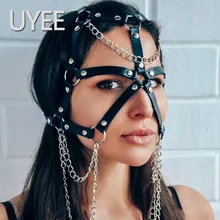 UYEE Горячее предложение, женский сексуальный кожаный ремень-подвязка, милое женское сексуальное белье для девушек, боди, бандаж, подтяжки, кожаный ремень