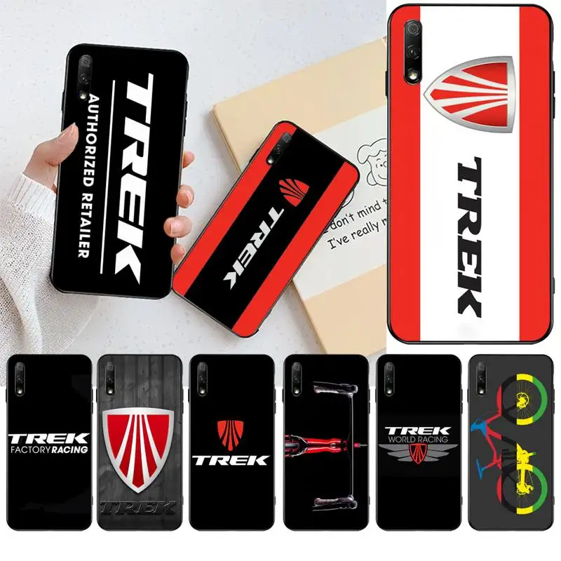Чехол для телефона Trek Mountain Bike черный чехол из ТПУ Huawei Honor 30 20 10 9 8 8x 8c v30 Lite view