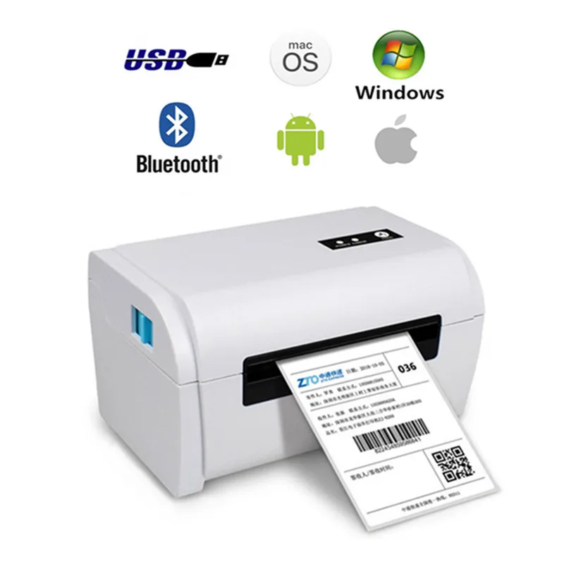 Термопринтер POS 9200 4 дюйма QR-код 40-110 мм USB Bluetooth | Компьютеры и офис