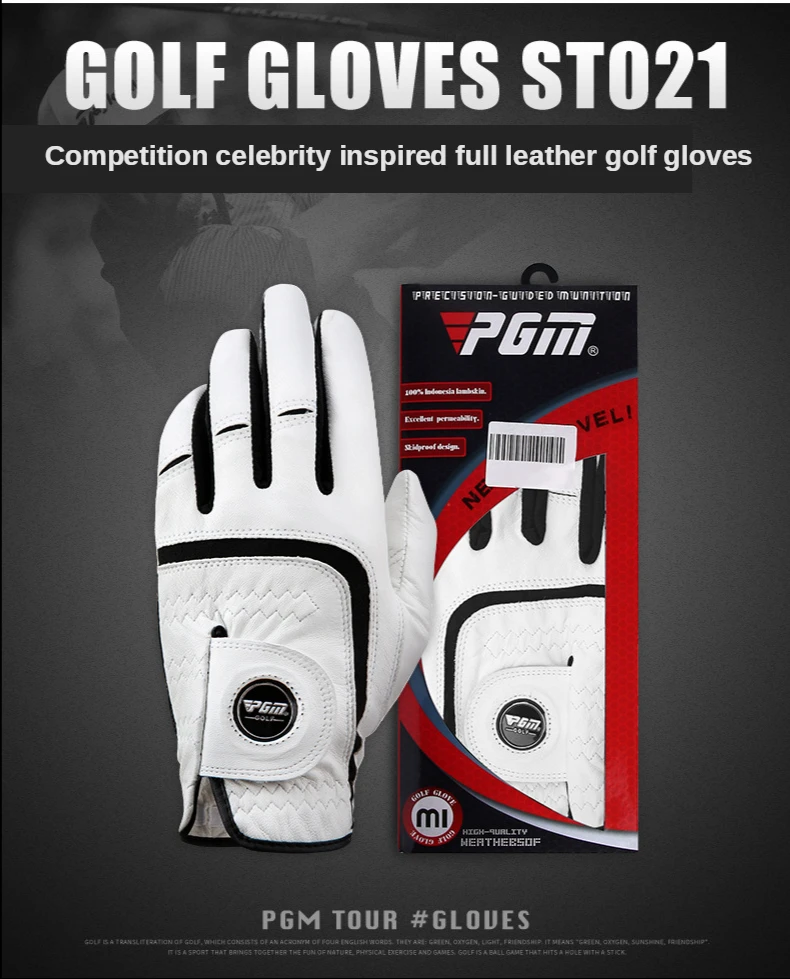 1 Pc. Luvas de golfe de pele
