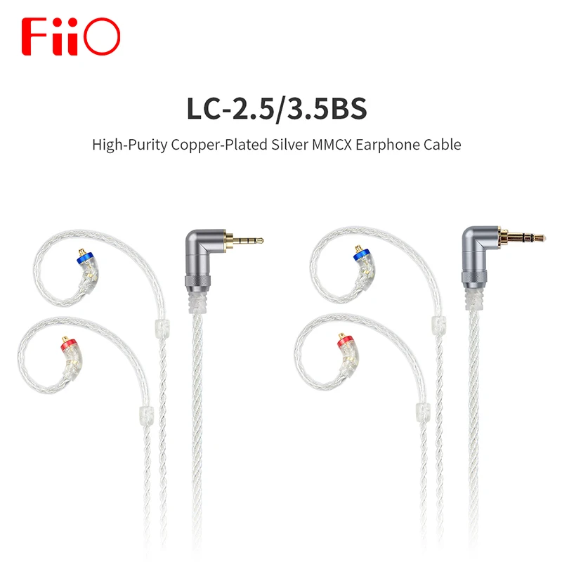 FiiO LC 3.5BS 3 5 bs короткий кабель высокой чистоты с медным покрытием серебряный