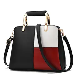 Новая модная сумка-тоут дизайнерские Лоскутные сумки высокого качества кожаные роскошные сумки через плечо для женщин 2019 Sac основной