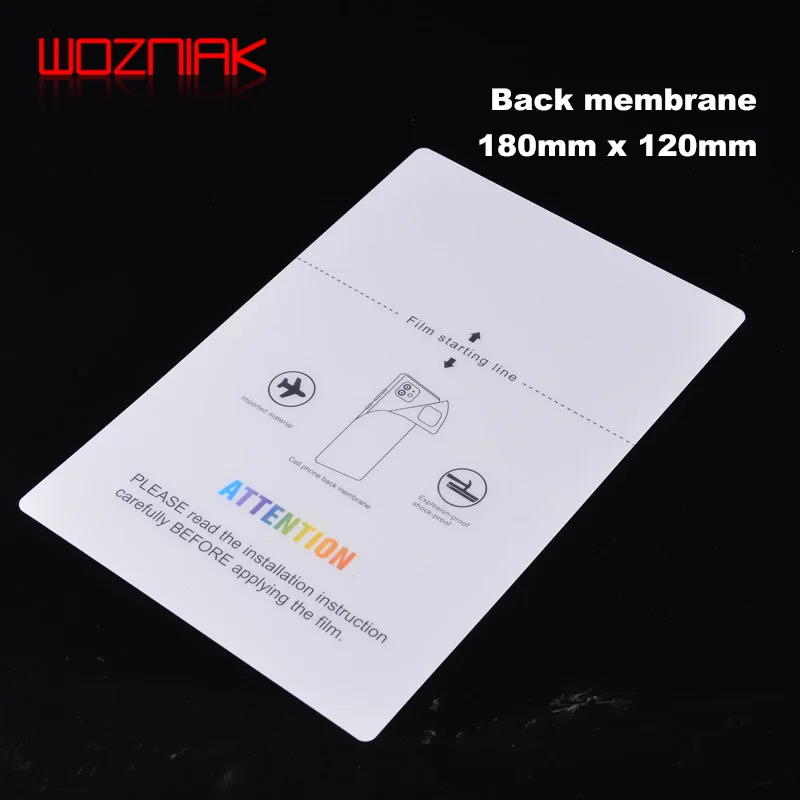 Flexible Hydrogel Film Front Film Rear membrane for IPHONE Samsung IPAD Suitable for cutting machine cellphone screen protector