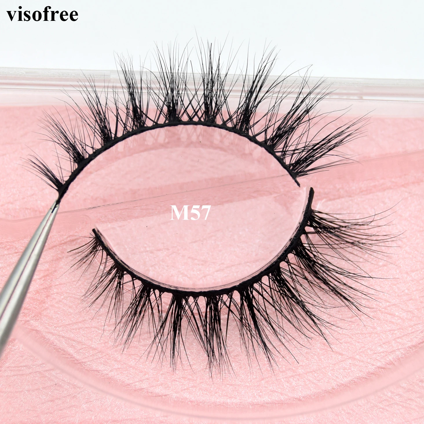

Visofree Eyelashes Natural False Eyelashes Fake Lashes Long Makeup 3D Mink Lashes Extension Eyelash Beauty Mink Eyelashes M57
