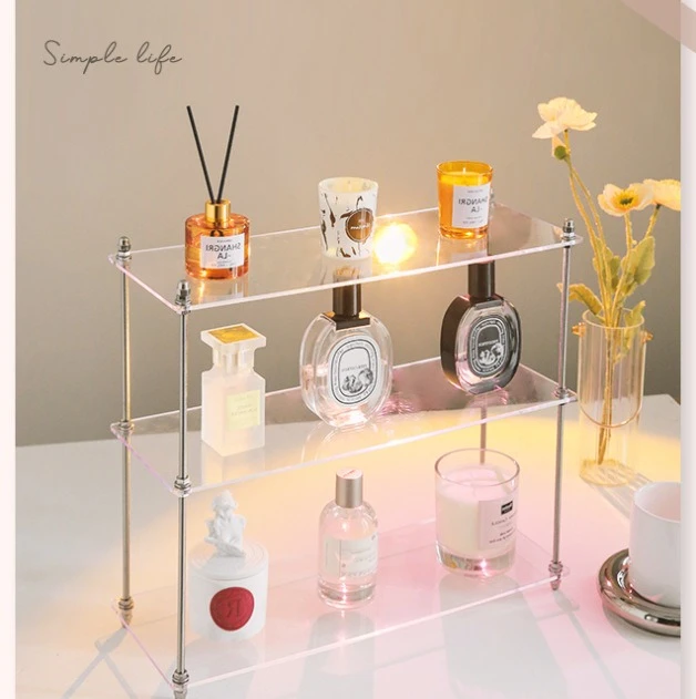 2/3 Layer Perfume Rack Display Rack Desktop Acrylic Perfume Aroma