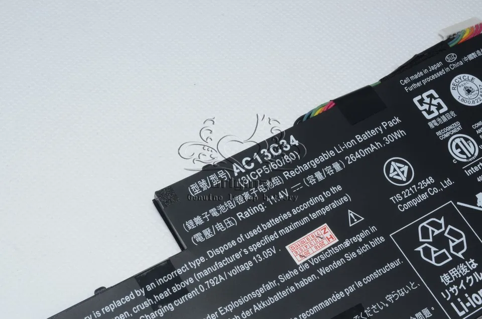 JIGU AC13C34 ноутбук Батарея для ACER Aspire Nautilus E-11 E3-111 E3-112 ES1 ES1-111 ES1-420 V-11 V3-111 V3-112 V5-122P