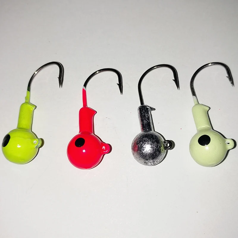 

10Pcs Fishing Hooks Set Lead 1.8g 2.5g 3.5g 5g 7g 10g 14g Fish Head Hooks Lead Jig Carp Hooks Sea Tackle Accessories