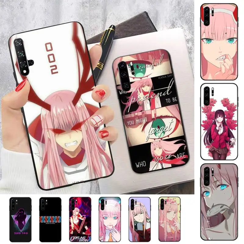 TOPLBPCS Zero Two Darling in the FranXX аниме жесткий чехол для телефона huawei P 6 7 8 9 10 20 30 40 pro plus lite p9