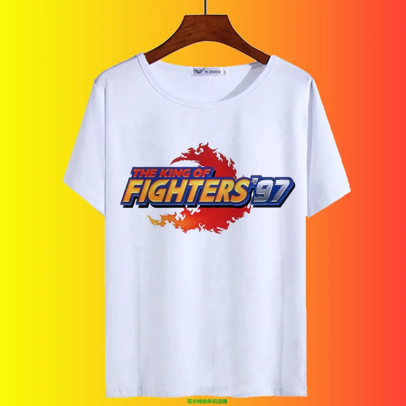 男性と女性のためのキング・オブ・ファイターズtシャツ,夏服