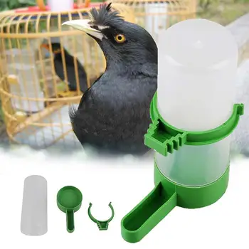

4Pcs Bird Pet Drinker Food Feeder Waterer Water Bottle for Budgie Cage
