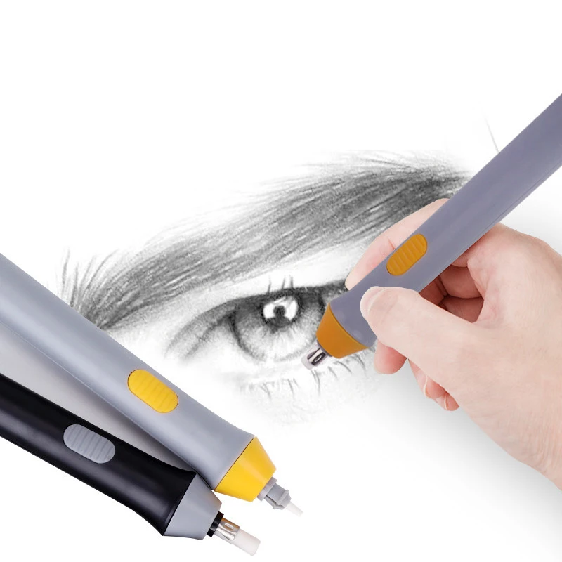 Электрический ластик с заправкой милый электронный карандаш резина для детская Живопись Рисунок Канцтовары офисный школьный
