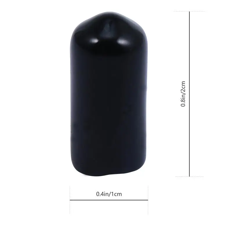 Bouchons Verseur Caoutchouc 7mm Interne - Lot De 100 - Noir - Neuf - Uxcell