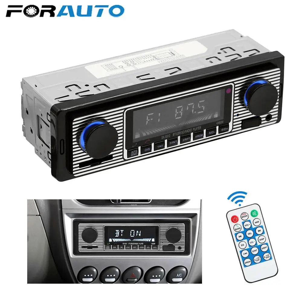 Автомобильный мультимедийный плеер 12 В с поддержкой Bluetooth FM MP3 TF USB AUX | Автомобили